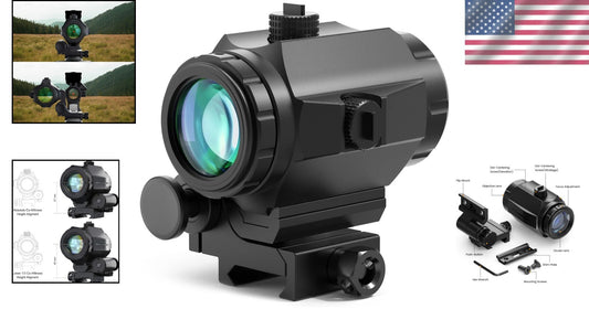 Adjustable 3X Magnifier with Flip to Side Mount for Ultimate Shooting Control