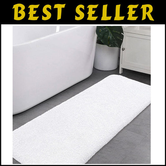 Luxury 20"x70" Bath Mat Runner - Ultra Soft, Non-Slip with Machine Washable Care
