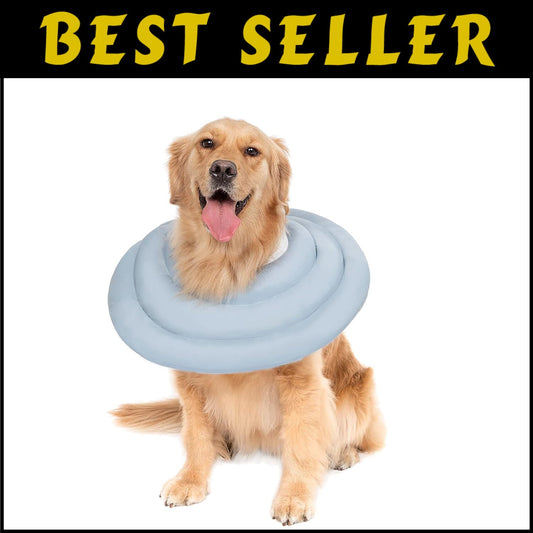 Elizabethan Recovery Collar for Large Dogs - Soft, Adjustable, Multiple Sizes