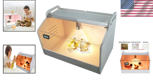 Cozy Heating Incubator for Chicks & Small Pets - Quick Preheat & Durable Design