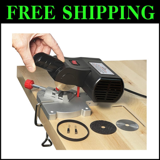 Compact Mini Miter Cut-Off Saw for Precision Model Making & Crafting Essentials