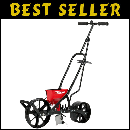 Durable Chapin Garden Seeder: Steel Frame & 6 Plates for Easy Vegetable Planting