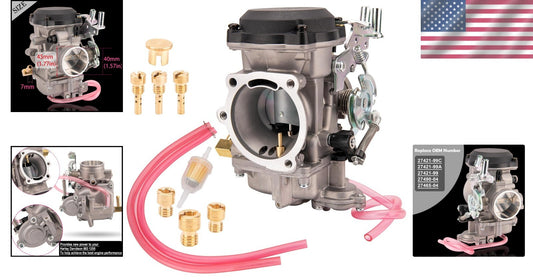 CV40 Carburetor for Harley Davidson 883 XL883 1200 - Durable Aluminum Upgrade