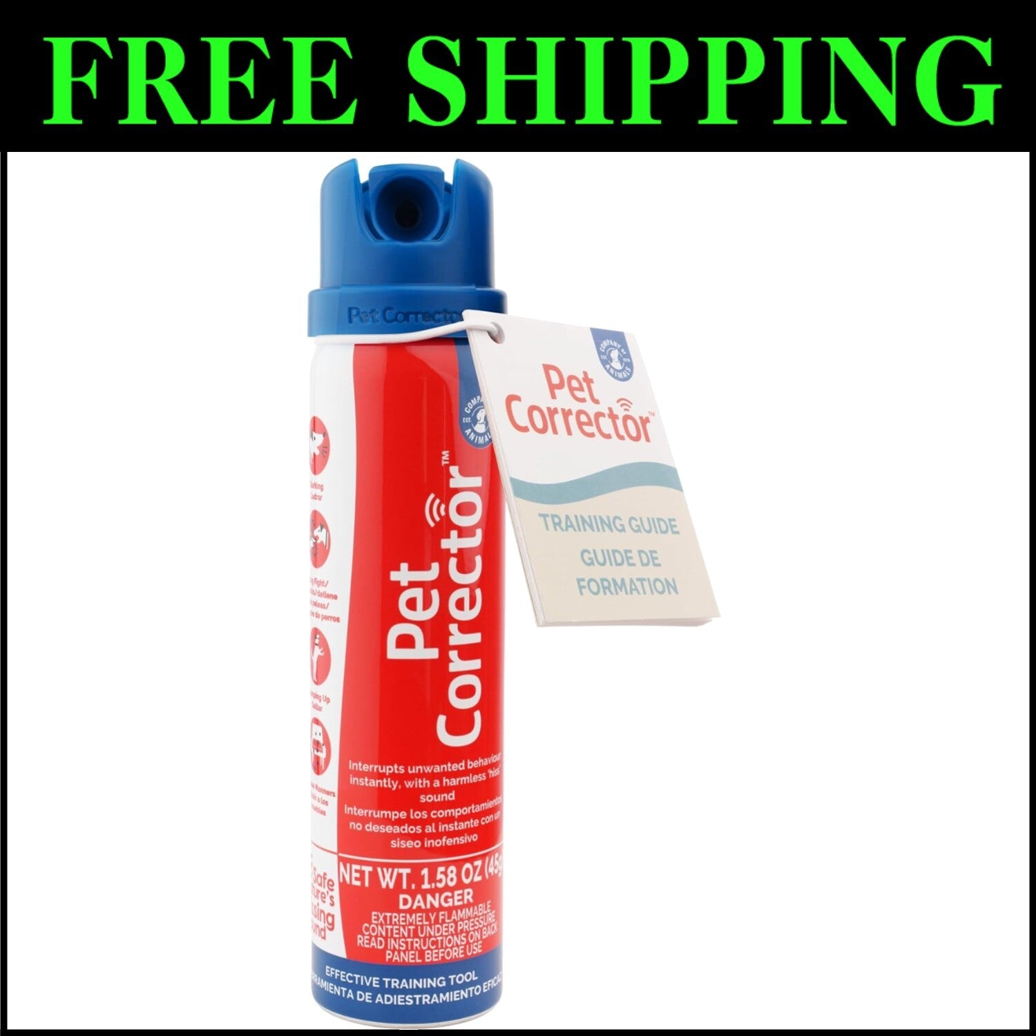 Pet Corrector Dog Trainer 50ml Pack of 4 - Stops Barking & Bad Behaviour
