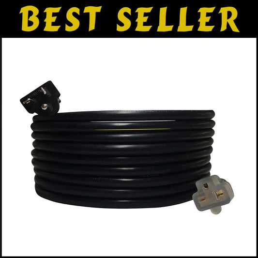 25FT NEMA 6-20 Heavy-Duty Extension Power Cord - 20A/250V Flexible Design