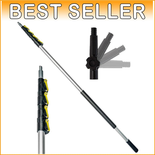DOCA 6-24 Ft High Reach Pole - Telescoping Tool for Safe Cleaning & Maintenance