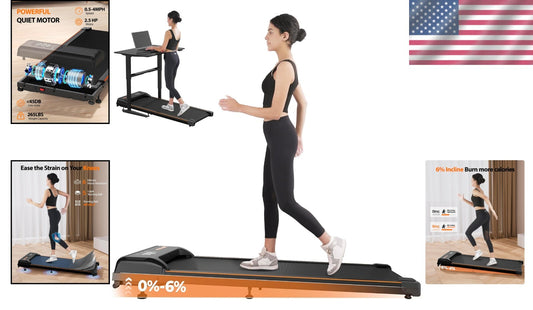 Multi-Functional Portable Treadmill for Fitness at Home & Office – 265 lbs Limit