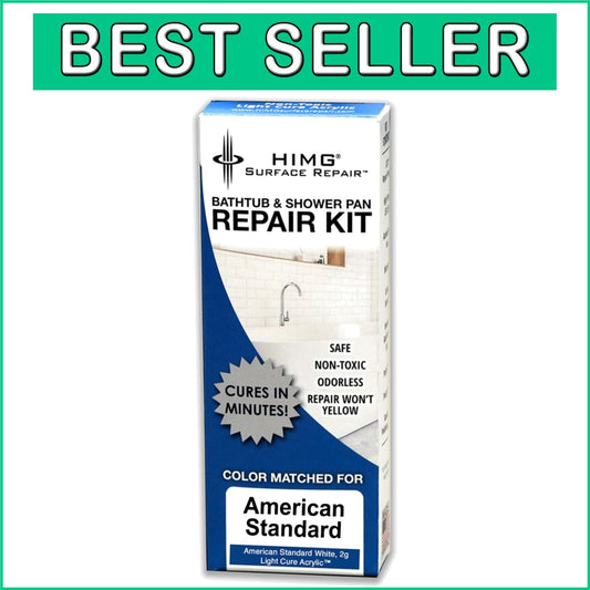 All-in-One Bathtub Repair Kit - Non-Toxic & Durable for American Standard White