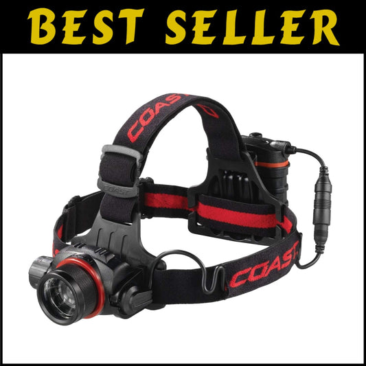 800 Lumen Rechargeable Headlamp - Durability & Brightness for Outdoor Adventures