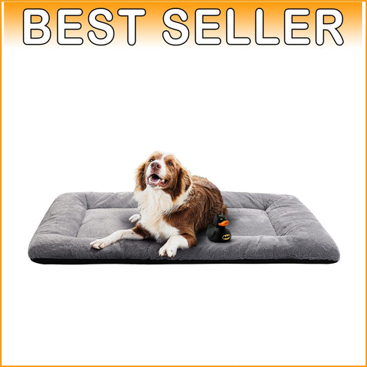 Ultra Soft 48" Extra Large Dog Bed Crate Pad - Washable & Anti-Slip Design