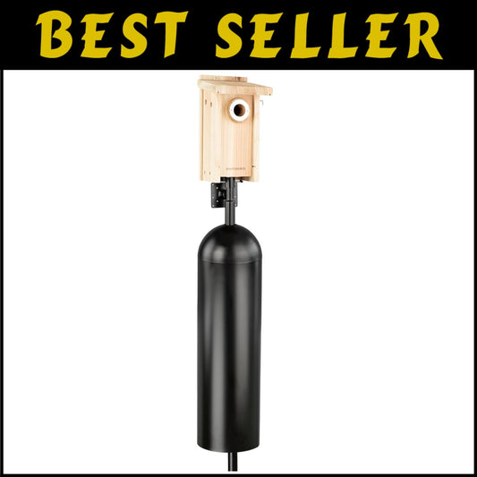 Premium Bluebird Nesting Box with Steel Pole & Baffle - Weather Resistant Design