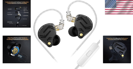 ZS12 PRO X Audiophile-Grade In Ear Monitors with Touch Control & Sound Isolation
