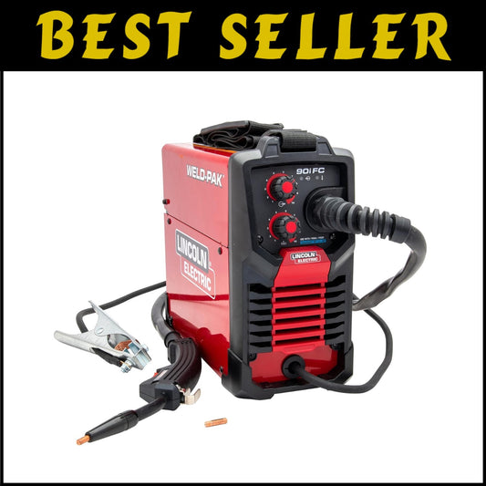 Weld Anywhere: 90i FC Flux Core Welder with Shoulder Strap & Full Accessories