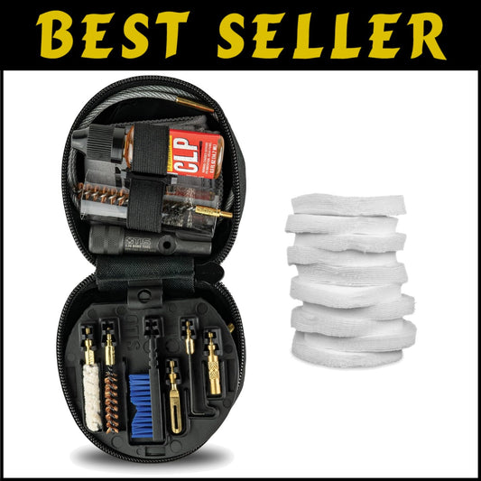 Breech-to-Muzzle .223/5.56 Cleaning Kit with Extra Patches for Optimal Care