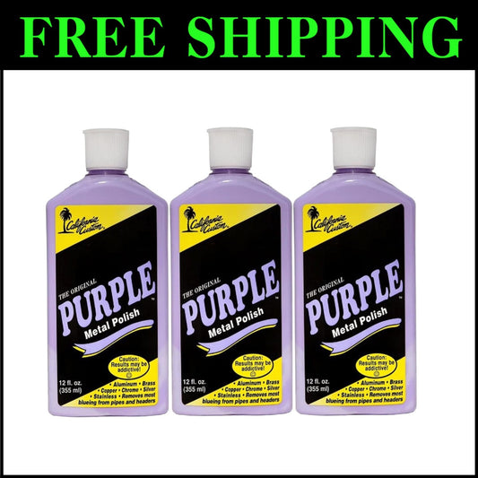 Multi-Purpose Purple Metal Polish - Shine and Protect Aluminum, Copper, Gold