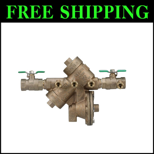 Bronze 3/4" Reduced Pressure Backflow Preventer - Maximum 175 PSI Safety