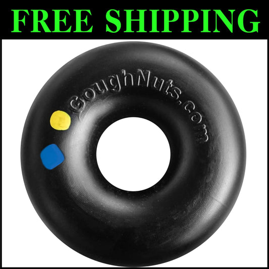 Toughest Rubber Dog Chew Toy for Large Breeds - Lifetime Replacement Guarantee