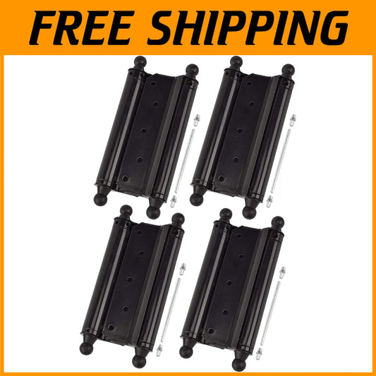 Versatile 6-Inch Cast Iron Double Action Hinges - Perfect for High Traffic Bars