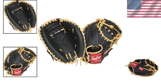 32" Youth Baseball Catcher's Glove - Pro Fit Leather Design for Right Hand Throw