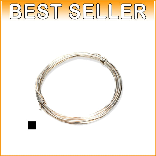 Durable 5FT Half Hard Sterling Silver Square Wire - 16 Gauge Crafting Solution