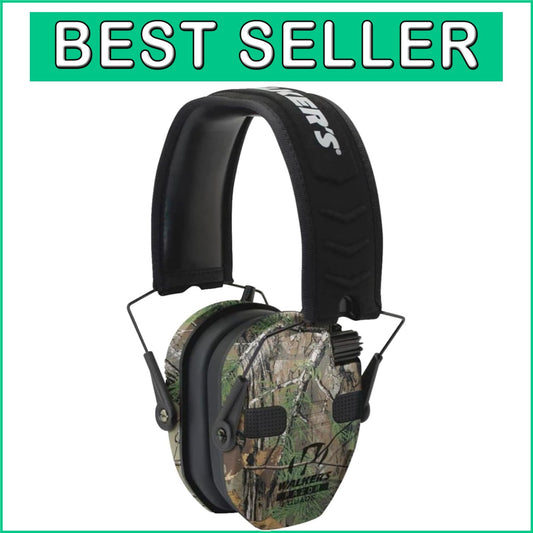 Unisex Razor Quad Shooting Earmuffs - Advanced Protection with Sound Compression