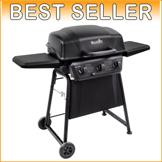 American Gourmet Classic 3-Burner Gas Grill - 30,000 BTU for Effortless Cooking