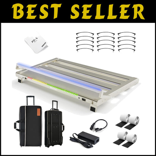 Portable Aluminum Guitar Pedalboard with Wheeled Bag & Isolated Power Supply