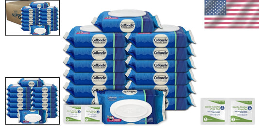Cost-Effective 14 Packs of Flushable Wipes + 100 Cleaning Wipes - Soft & Gentle!