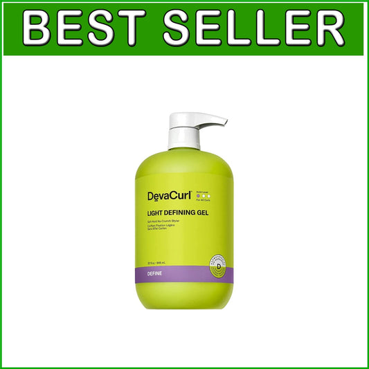 Frizz Control Gel for Curly Hair - Soft Hold with Natural Texture and 946ml