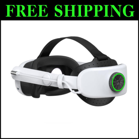 Ergonomic Battery Pack Head Strap for Meta Quest 3/3S – Ultimate Gaming Comfort
