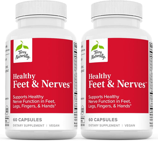 Optimal 120-Capsule Support for Healthy Feet, Nerves, and Metabolism Management