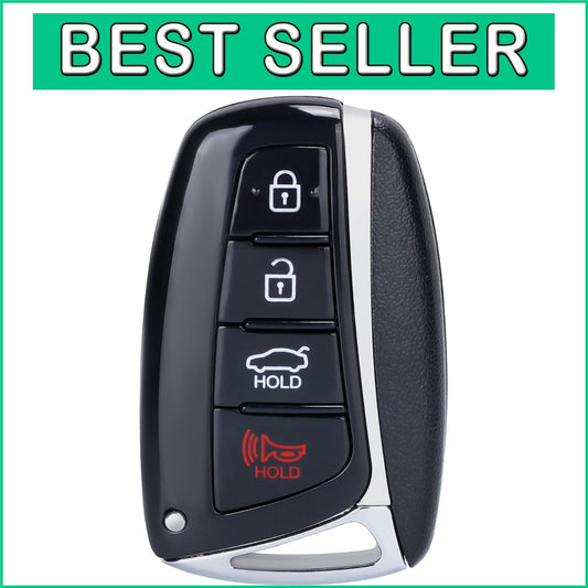 4 Button Keyless Entry Remote for Hyundai Santa Fe 2013-2018 - Complete Package