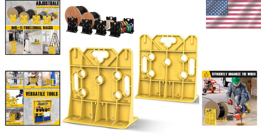 Versatile Wire Spool Caddy - Holds Up to 330 lbs, Ideal for Cable Organization