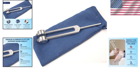 Durable Medical Grade Weighted Tuning Fork for Healing & Stress Relief Therapy