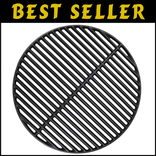 Cast Iron Cooking Grid 18 3/16" - Ideal for Big Green Egg & Char-Griller Grills