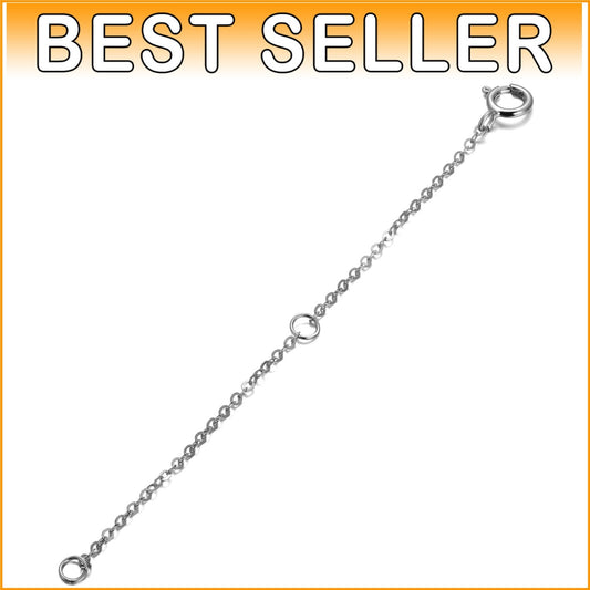 Durable 14K Rose Gold Chain Extender – 3 Inch Adjustable Fit for All Jewelry