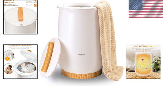 Extra Large Towel Warmer - Fast Heat Up, Fits Two 40" x 70" Towels & Bathrobes