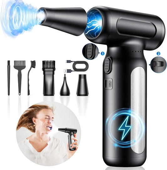 Portable Keyboard Cleaning Duster - 300G Wind Pressure and Ergonomic Design