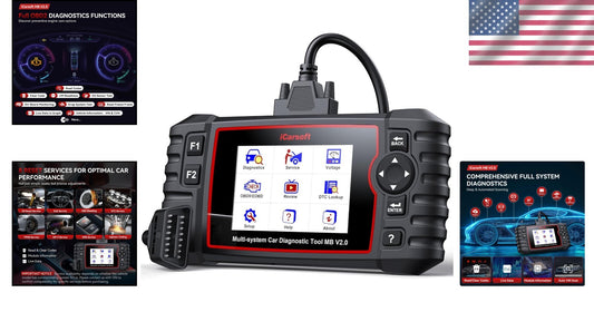 Full System Diagnostic Tool for Mercedes Benz - Live Data & 9 Reset Functions