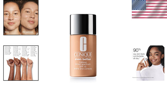 Natural Finish Medium Coverage Foundation - Reduces Dark Spots & Protects Skin