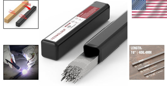 Durable 5LB Er308L Stainless Steel TIG Welding Rod 1/16" x 16" for Professionals