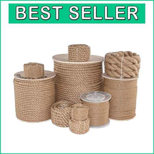 Affordable 5/8" x 100ft UnManila Outdoor Rope - Ideal for Utility & DIY Projects