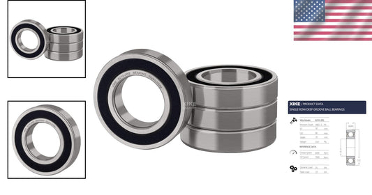 Cost-Effective 4 Pack Double Sealed Ball Bearings 50x90x20mm for Versatile Usage