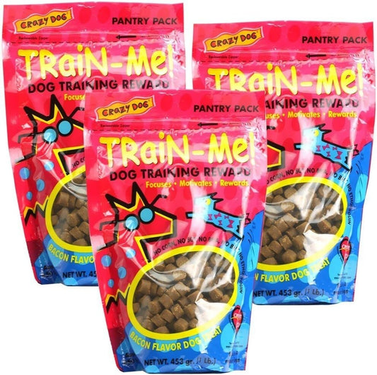 3 lb TrainMe Bacon Treats – Ideal Training Snacks for Dogs of All Breeds