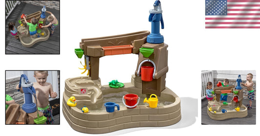 Durable Toddler Water Sensory Activity Pool - Large Splash Table with Toys
