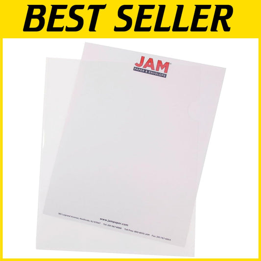 Bulk Pack of 120 Letter Size Clear Project Pockets - Protect Documents Elegantly