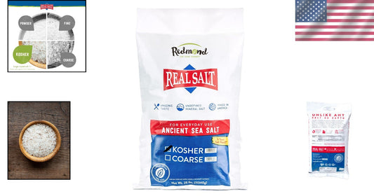 Ancient Sea Salt from Utah - 25lb Gluten-Free Bag with Unique Taste Experience