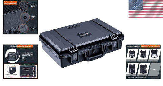 Durable Waterproof Equipment Case with Custom Foam – Ideal for Laptops and Gear