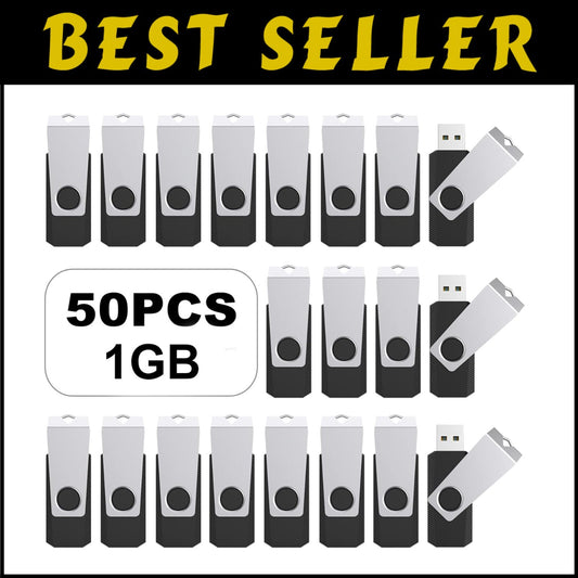 Convenient 50-Pack 1GB USB Flash Drives - Versatile & Compact Memory Solutions
