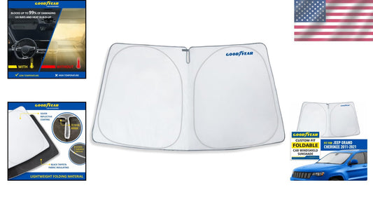 Foldable Windshield Sunshade for Kia Seltos 21-25: Ultimate Heat & UV Blocker